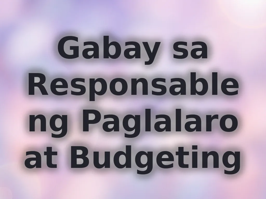 Gaming budget guide